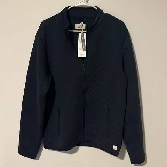 Marine Layer Corbet Full Zip Jacket Navy Heather, NWT - Picture 1 of 7